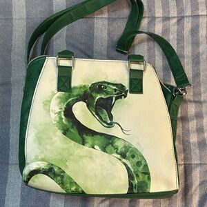 Loungefly Harry Potter Slytherin Satchel Bag